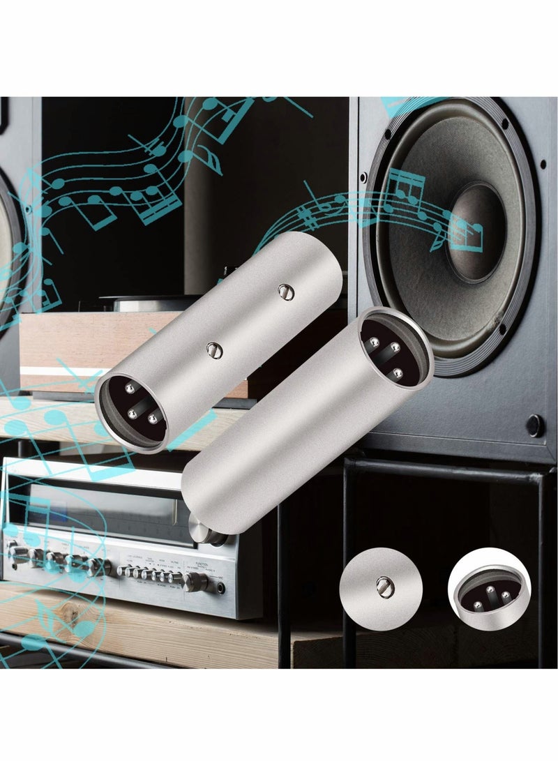 Captaintech 3 Pin XLR Male to Male Adapter,  XLR 3 Pin Male to 3 Pin Male Microphone Cable Adapter, 2 Pack - Image 4