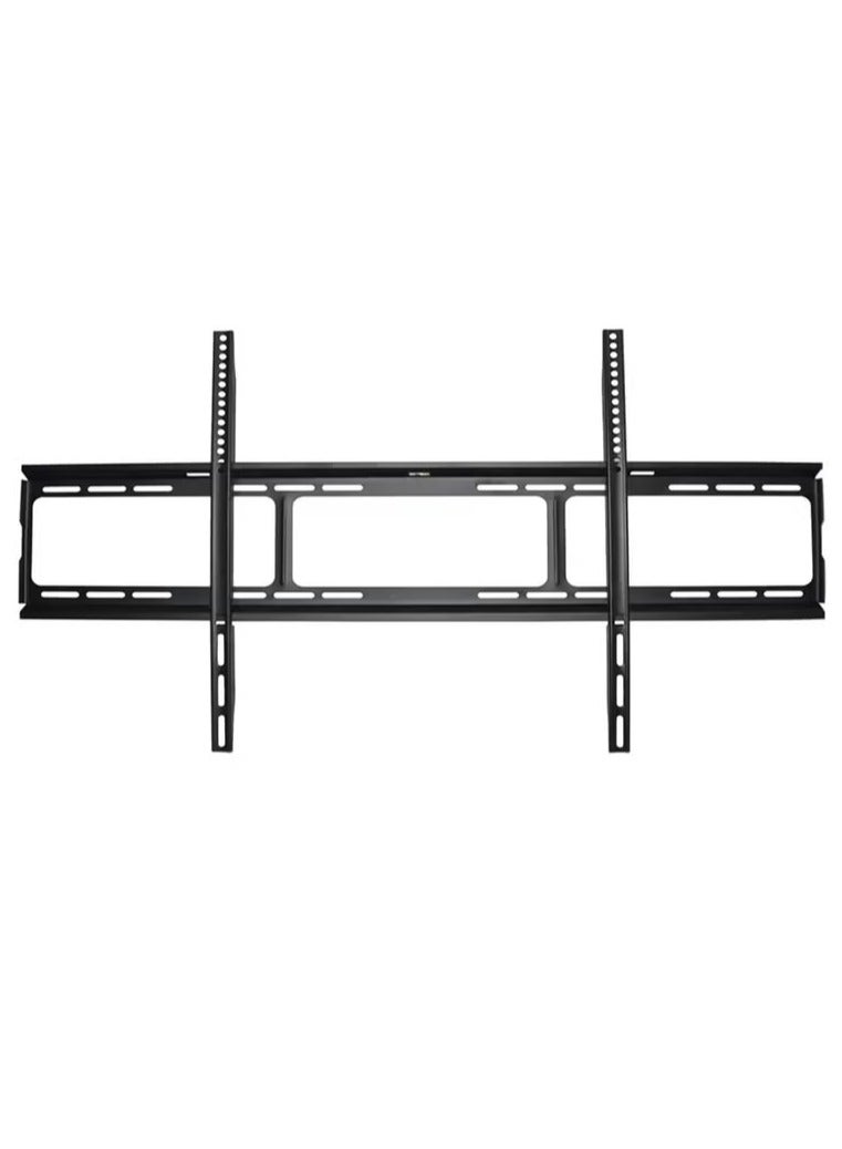Skill Tech Sh 1060F, Large Heavy Duty Fixed Tv Wall Mount For 55"-105" Tvs, Max. Capacity -100 Kg, Max. Vesa: 1000X600Mm, Matte Black - Image 1