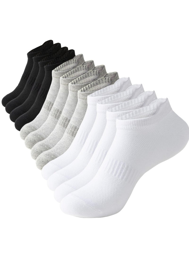 Women's Athletic Running Ankle Socks Low Cut with Tab - 6 Pairs - Image 1