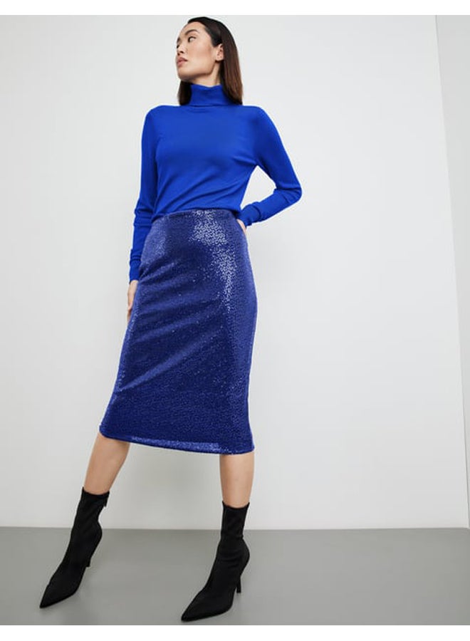 GERRY WEBER Midi skirt with all-over sequins  - Image 3