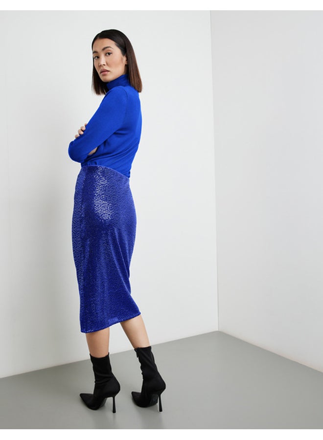 GERRY WEBER Midi skirt with all-over sequins  - Image 4