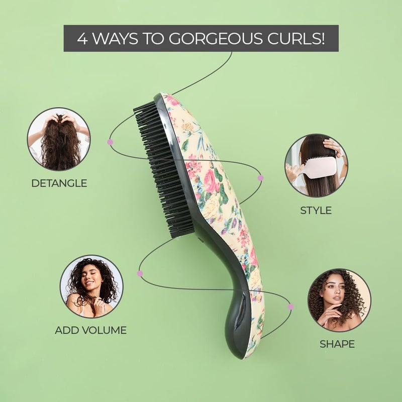 PROLIXR Tadpole series hair brush Gentle detangler hair brush Minimize Breakage Comfortable Hold Hair Brush for Women Men Hair comb Hair Care Created by Savio John Pereira - Image 3