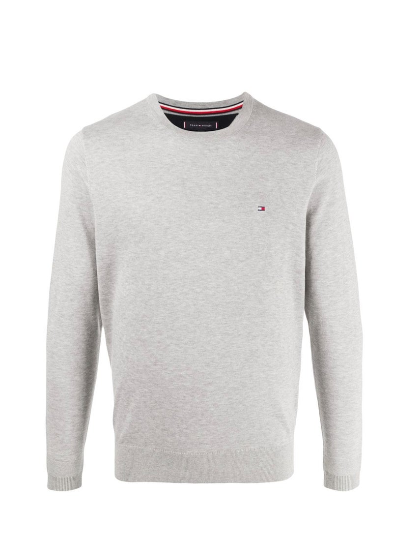 TOMMY HILFIGER Flag Embroidery Crew Neck Sweatshirt  - Image 1