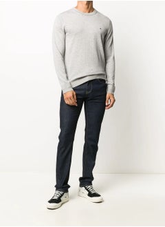 TOMMY HILFIGER Tommy Hilfiger Men's Flag Embroidery Crew Neck Sweatshirt, Grey  - Image 2