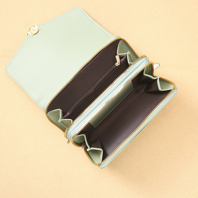 Multifunctional Solid Color PU Leather Wallet, RFID Blocking Design Portable Daily Storage Purse for Cards Cash Coin Business Use - Image 4