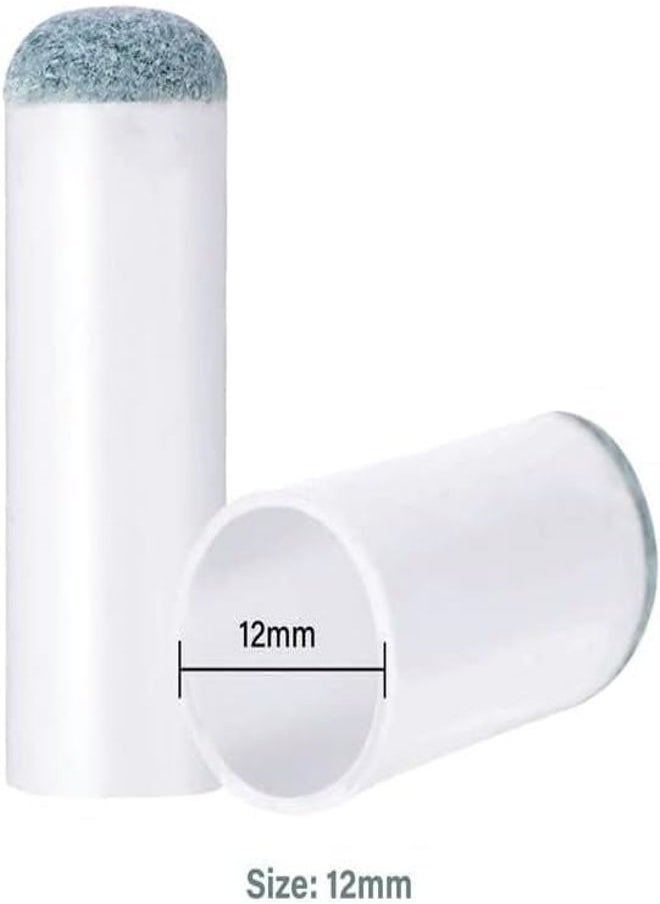 Generic Billiard Pool Cue Tips 100 Pieces, Slip-On Cue Tips Replacements With Storage Box for Pool Cues and Snooker  - Image 2
