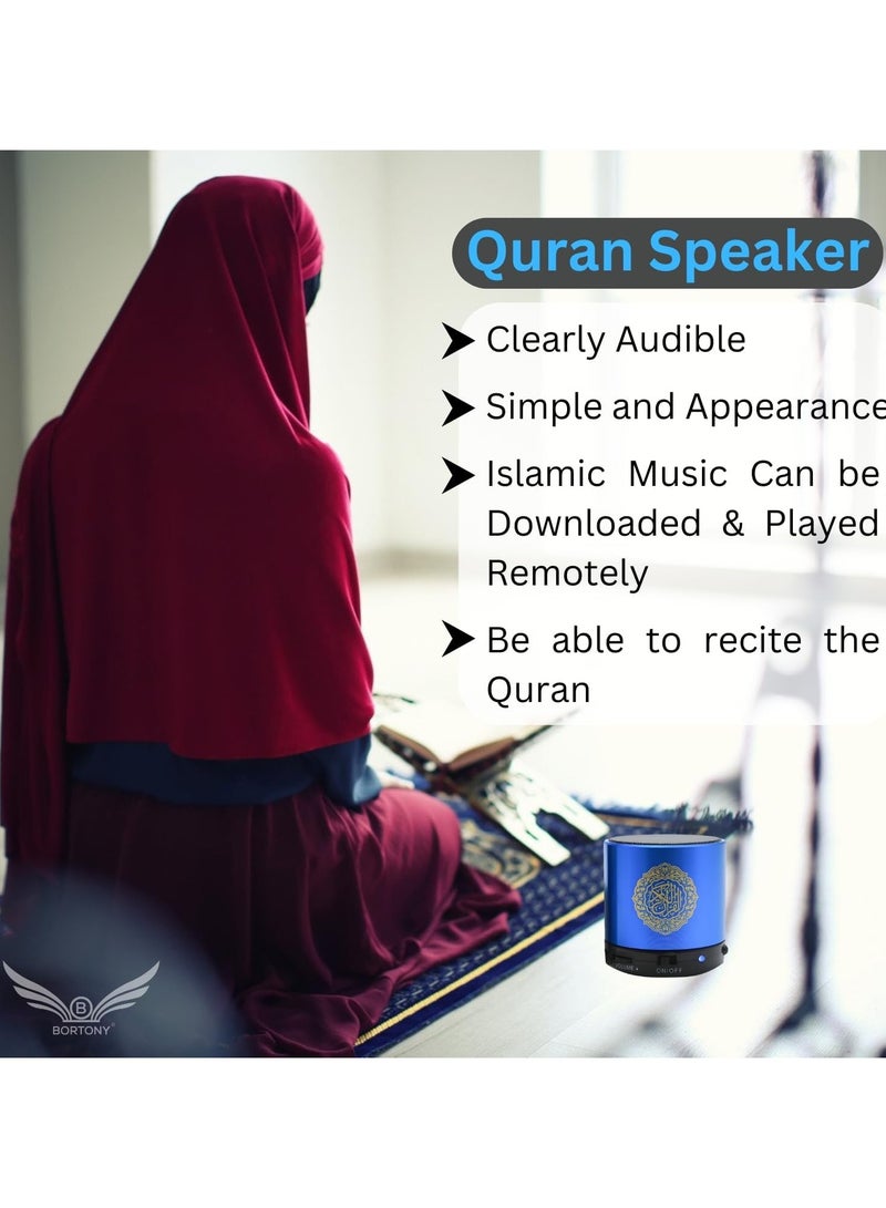 Quran Speaker, SQ200 Remote Control Bluetooth Quran Speaker,Portable Bluetooth Wireless Quran Speaker MP3 Player 8GB TF FM Quran Quran Translator USB Rechargeable Speaker Makkah hajj Gifts (Blue) - pzsku/ZD085E8E0255B520B45DCZ/45/_/1737455249/28eb2604-c57b-43ab-a0e5-b4178b6574ad
