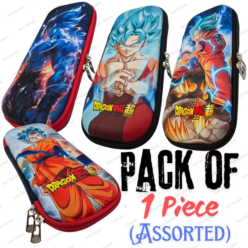 Isvi Pencil Box Pouch for Kids (Pack of 1), 3D Pencil Pouch for Boys, Birthday Return Gifts, Gift Ideas for Kids, Stylish Premium Hardtop Stationery Bag for School Students (Anime) - Image 3