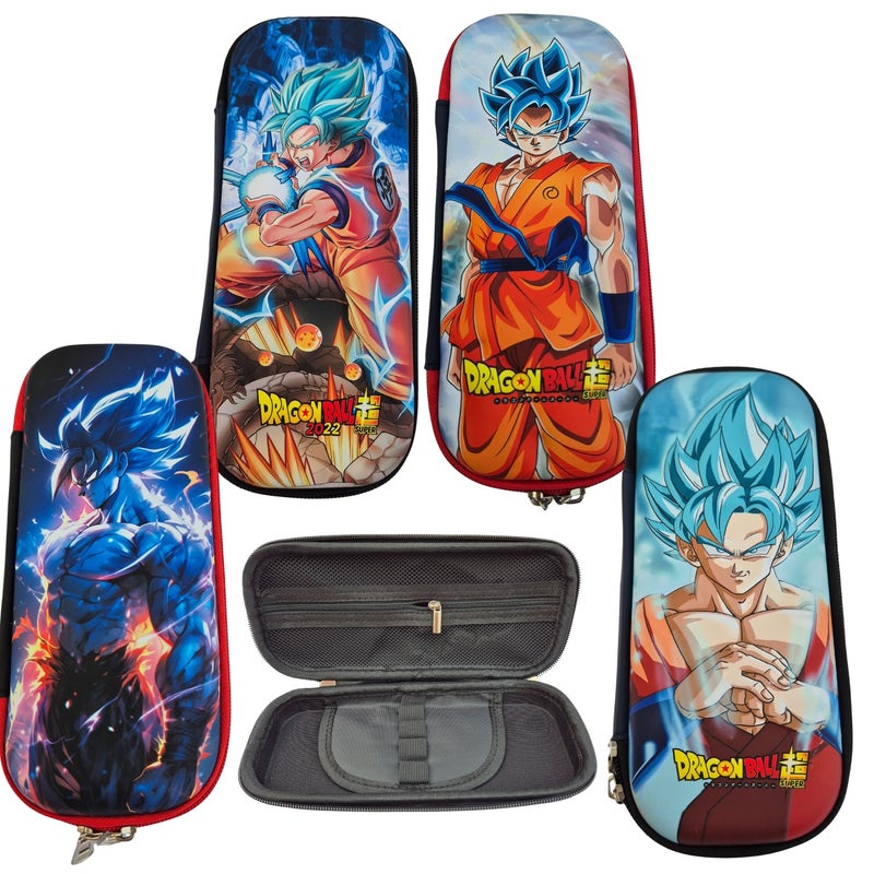 Isvi Pencil Box Pouch for Kids (Pack of 1), 3D Pencil Pouch for Boys, Birthday Return Gifts, Gift Ideas for Kids, Stylish Premium Hardtop Stationery Bag for School Students (Anime) - Image 1