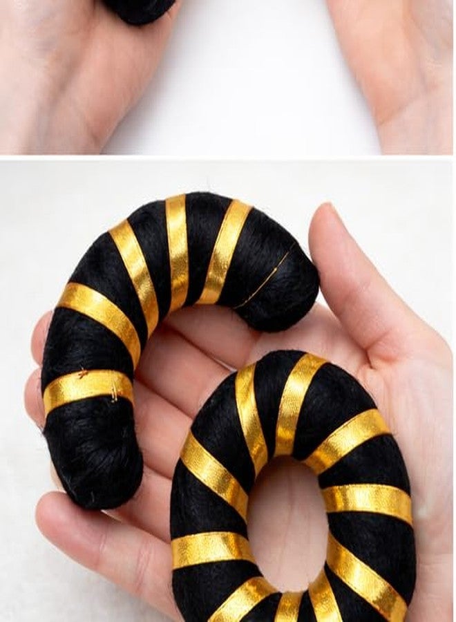 NATYAM Bharatanatyam Hair Bun for Classical Dancers | Half Moon & Full Round Shapes | Traditional Dance Hair Accessory for Bharatanatyam, Kuchipudi, Temple Performances, Weddings & Cultural Events. - Image 2