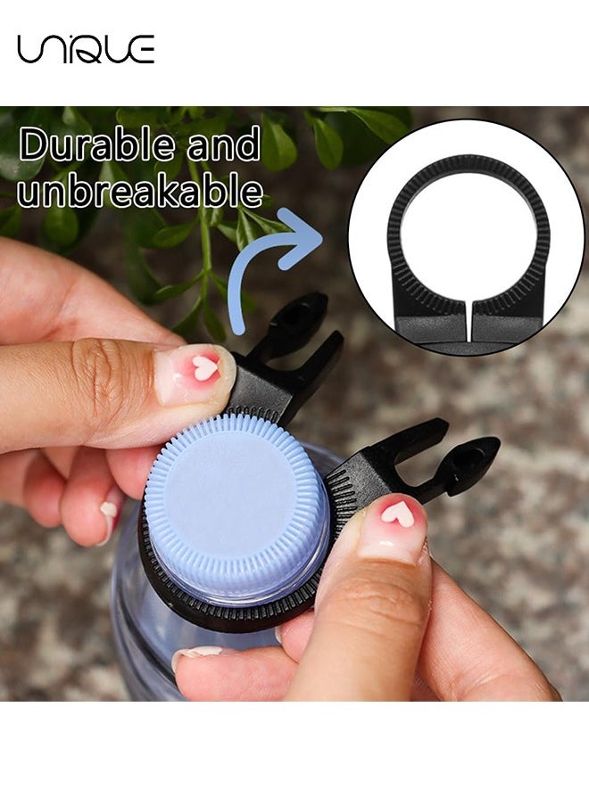 Unique - 6 Pack Kettle Hanging Buckle, Hangable Bottle cage Hooks, Outdoor Portable Water Bottle Ring Holder Mineral Water Bottle Clip, Used for Backpack Outdoor Tactical Camping Hiking Mountaineering Trip - Image 1
