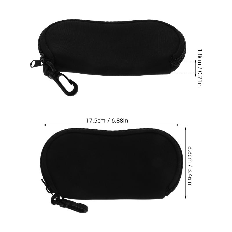 Sunglasses Zipper Eyeglass Case Eyeglasses Pouch Sunglasses Carrying Bag - Image 3