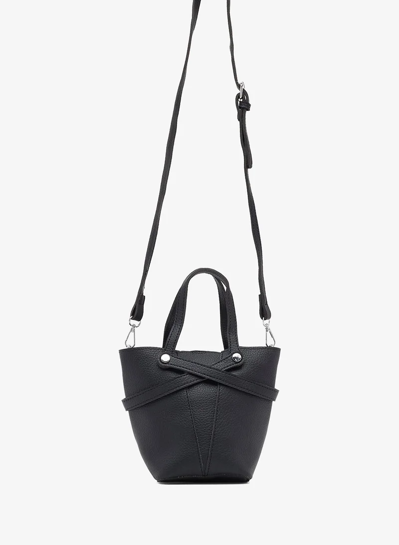Ginger bucket bag with pouch insert