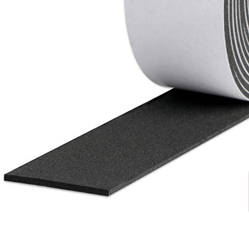 G-CHARGE Single Side High Density Self Adhesive Foam Seal Tape, Weather Stripping Doors and Window Insulation Soundproofing, (50mm x 3mm x 10 Meter) - Image 1