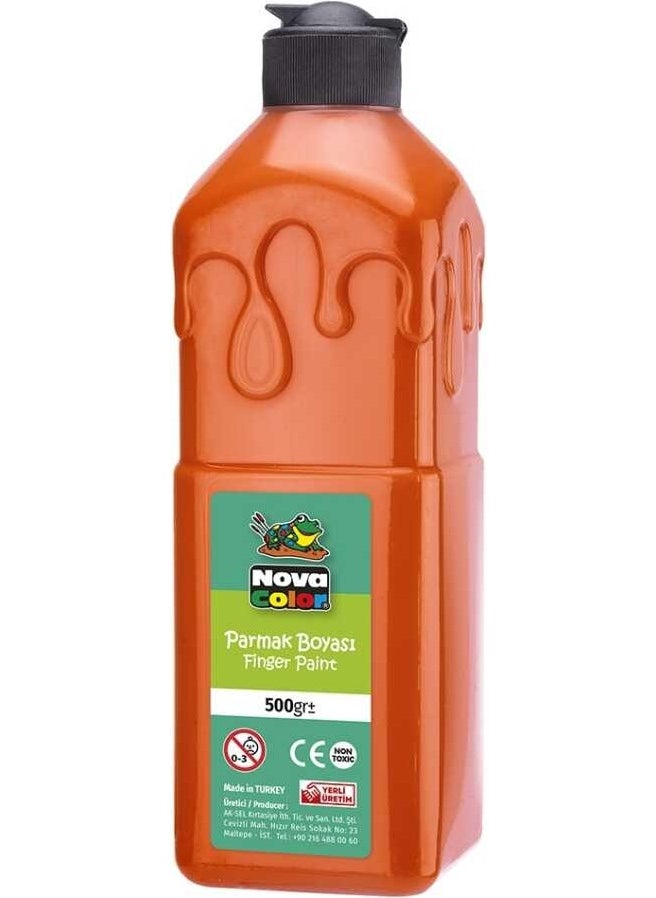 Nova Color - Finger Paint Orange 500 gr NC 377 - Image 1