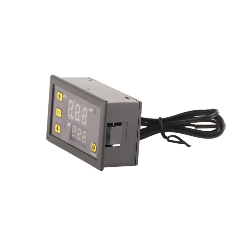 LED Digital Thermostat 12V Red And Blue Display - Dual Cooling Heating Mode Temperature Controller With Constant Temp Control & High Low Temp Protection for Home Industrial Equipment - Image 3