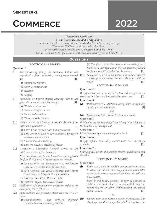 null - Oswal - Gurukul Commerce Stream 10 Years Solved Papers for ISC 12 Exam 2023 - Yearwise Board Solutions (Eng I&II, Hindi, Economics, Accnts, Commerce, Business Studies, Maths, Computer Sc. & Phy. Edu) - Image 1