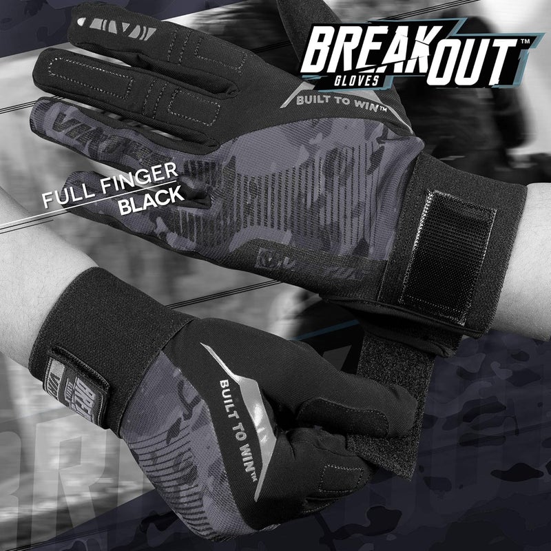 VIRTUE Breakout Gloves - Multi-Sport Ripstop Full Finger Paintball Gloves - Image 3