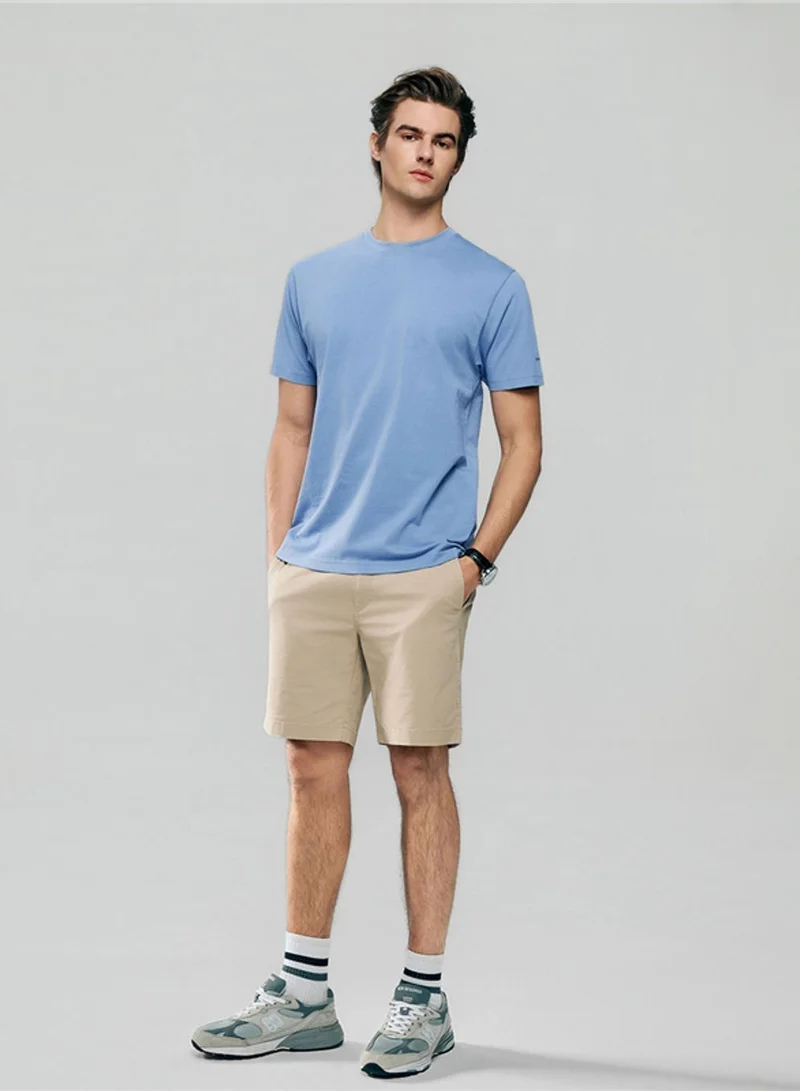 جيوردانو Men’s Slim Fit Cotton Crew Neck Tee