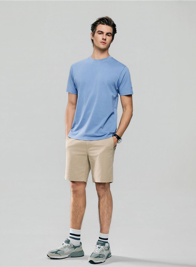 GIORDANO Men’s Slim Fit Cotton Crew Neck Tee - Image 2