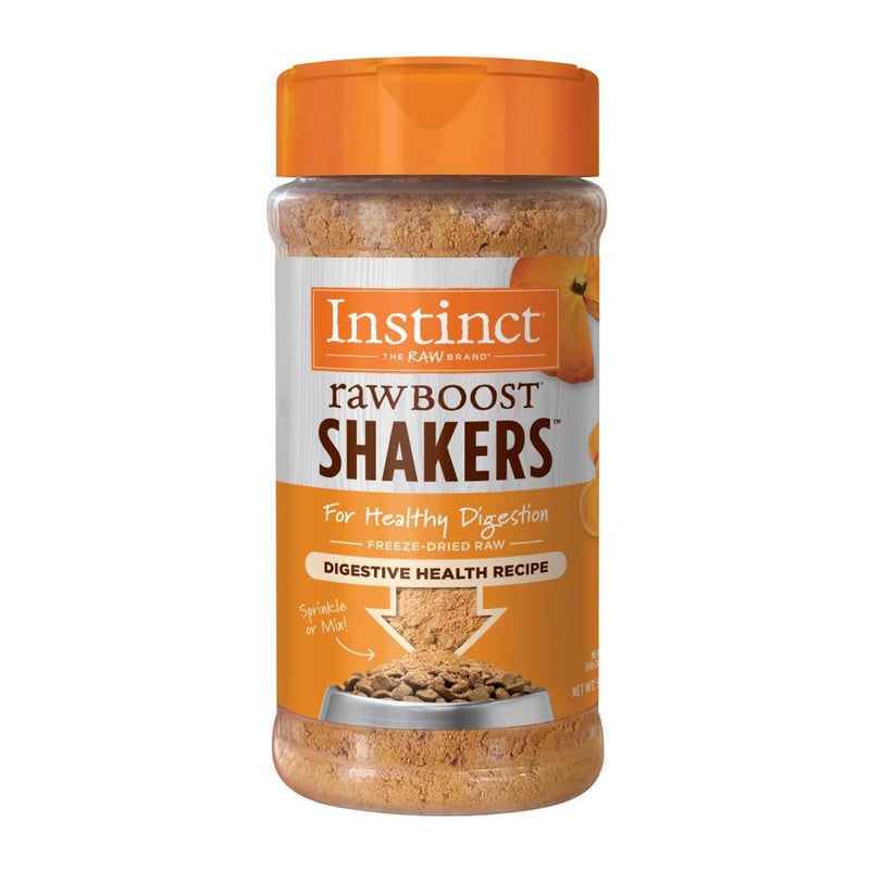 Instinct Raw Boost Shakers, Freeze-Dried Powder, Cat Food Topper, Chicken - Gut Health, 5.5 oz. Bottle - Image 1