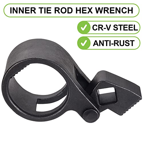 Toolwiz Universal Inner Tie Rod Hex Wrench Repair Removal Tools 27-42mm for Car Truck Vehicle Motorcycle, Inner Tie Rod Removal Tool Compatible with Mercedes Benz, BMW, Toyota, Honda, Ford - Image 5