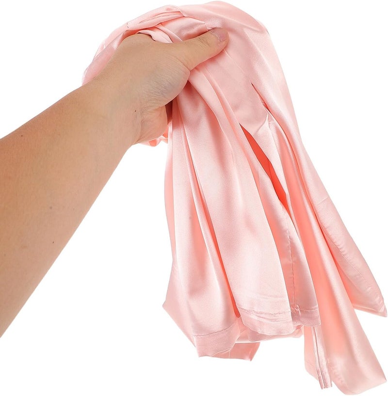 Abaodam Hair Salon Client Gown Cape for Adults Light Pink Kimono Style Hair Dyeing and Styling Smock Quick Drying Salon Cape Suitable for Barber Shops - Image 4