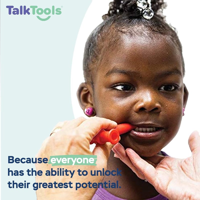 TalkTools أداة فموية مضغ خضراء من توك تولز - أداة حسية للأطفال والرضع | أدوات علاجية لتحسين مهارات المضغ والعض، ناعمة جداً وقابلة لإعادة الاستخدام | خالية من BPA - Image 5