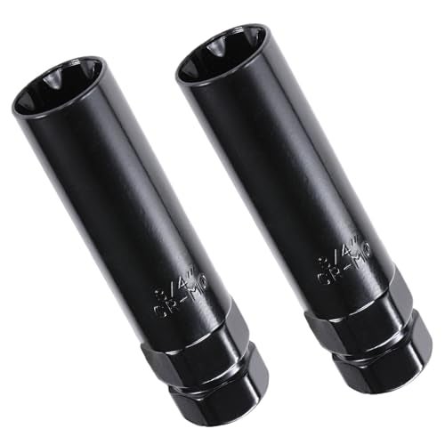 VEXPLO Fuel Wheel Lug Nut Key 7 Spline Socket Wrench Replacement Aftermarket Lug Nuts for 14x1.5, 14x2.0, 9/16 Inch (Pack 2) - Image 1