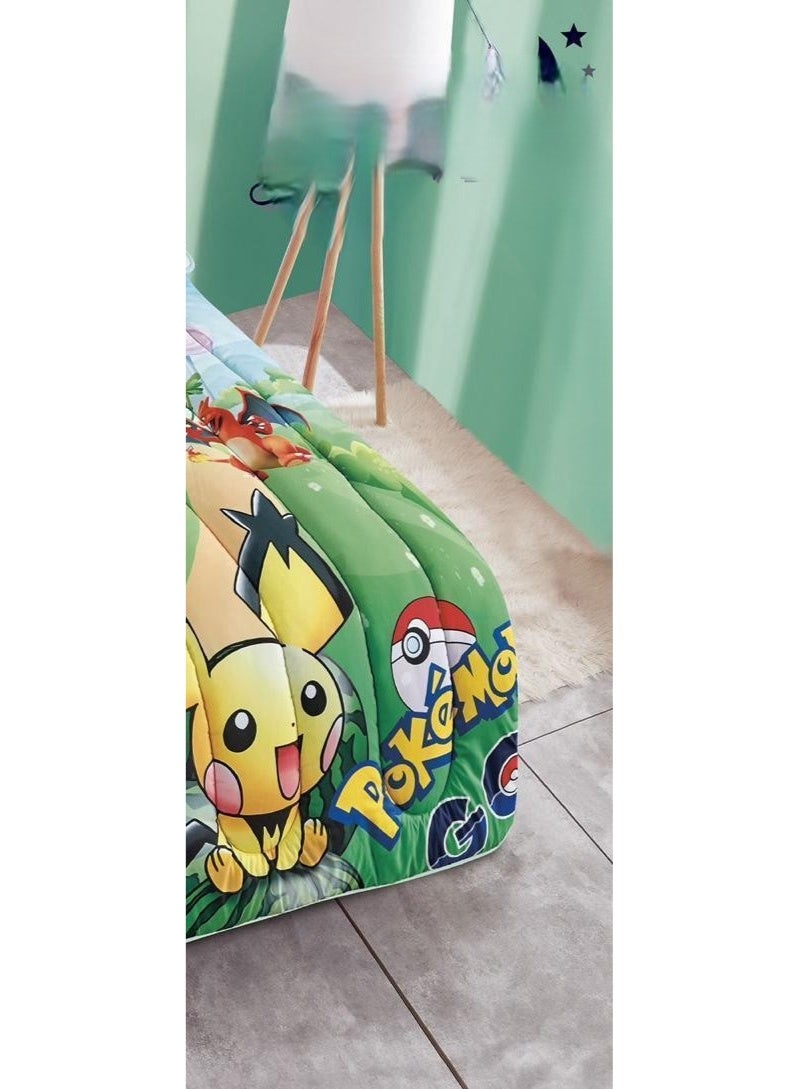 Greneric Reversible Cartoons Printed4-Piece Comforter Set - Image 4