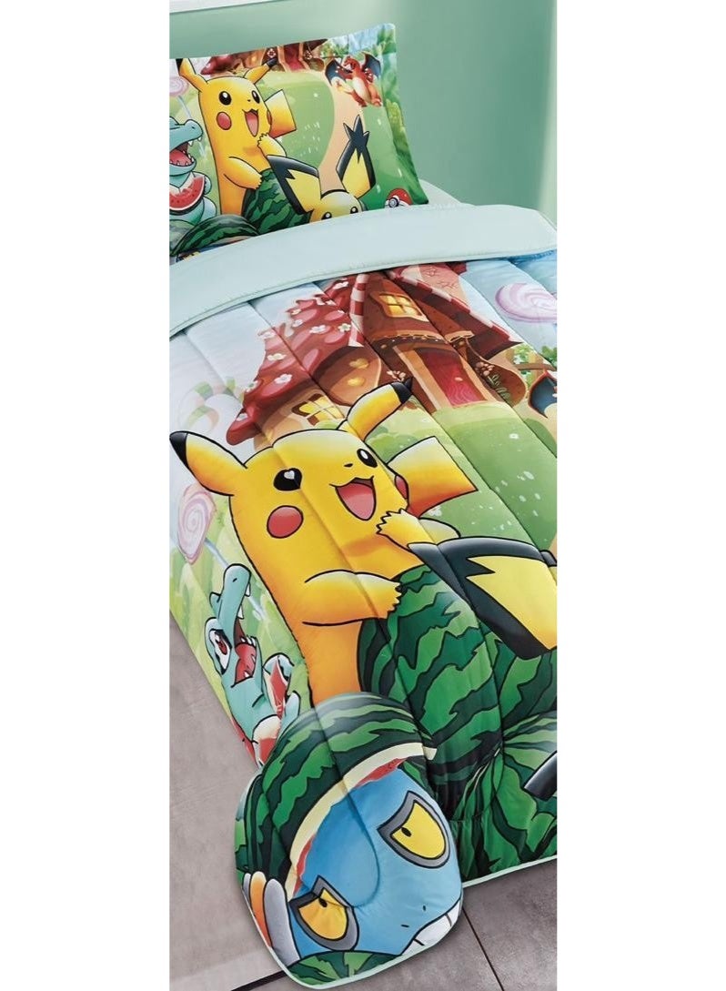 Greneric Reversible Cartoons Printed4-Piece Comforter Set - Image 3