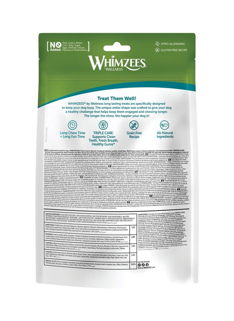 WHIMZEES - Occupy Antler Natural Dental Chews for Dogs Large (6pc) - Image 1