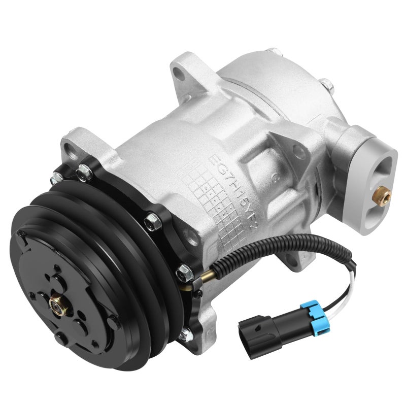 ECCPP AC Compressor 19992002 Fit for Peterbilt 330 357 377 378 379 66L 72L 83L 100L 103L 105L 108L SD7H15 Air Conditioning Compressor