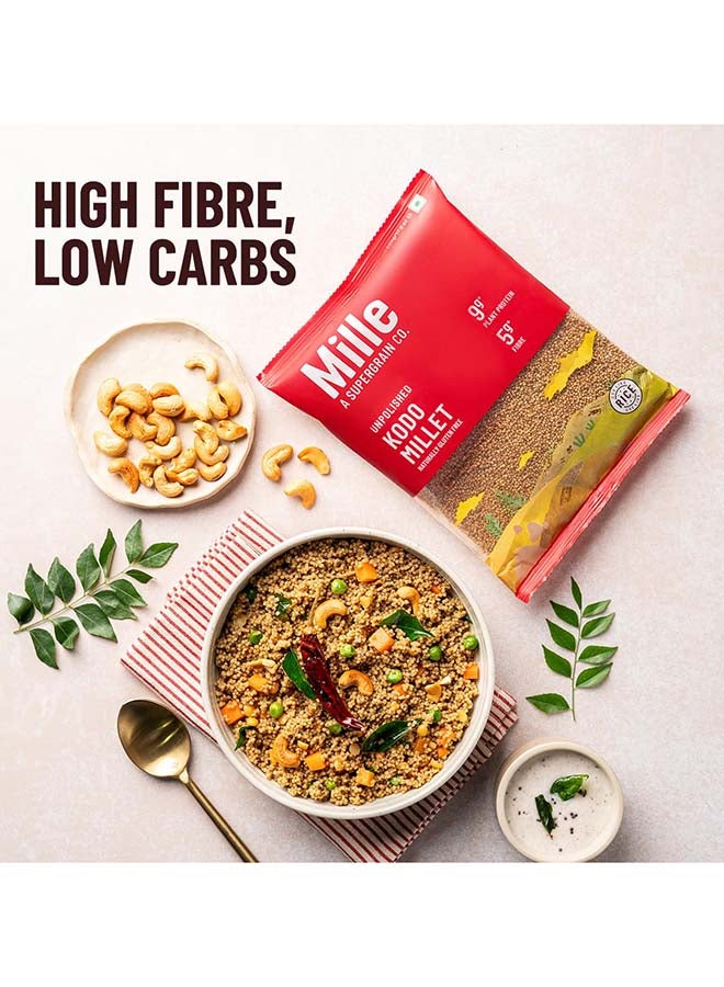 MIELLE حبوب الكودو الكاملة من ميل | خالية من الجلوتين | بدون مواد كيميائية | بروتين نباتي عالي وألياف | بديل دُوسا، أُتّابام، دُهُكلا - Image 3