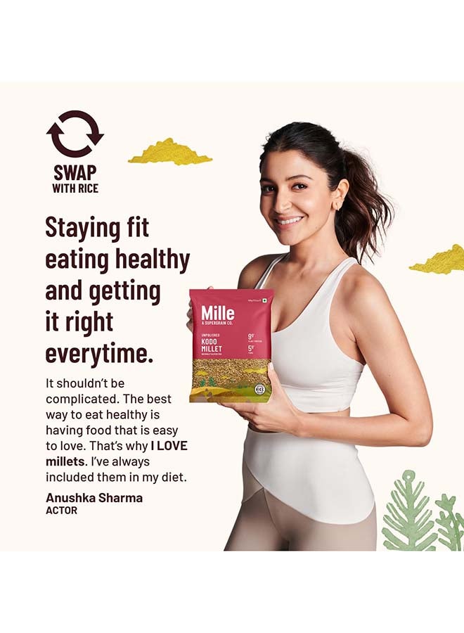 MIELLE حبوب الكودو الكاملة من ميل | خالية من الجلوتين | بدون مواد كيميائية | بروتين نباتي عالي وألياف | بديل دُوسا، أُتّابام، دُهُكلا - Image 5