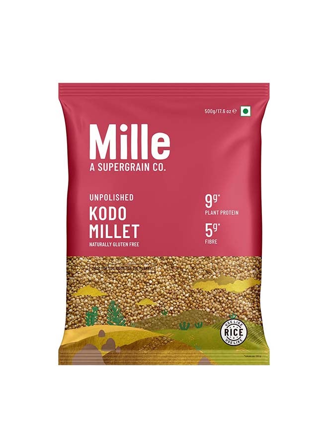 MIELLE حبوب الكودو الكاملة من ميل | خالية من الجلوتين | بدون مواد كيميائية | بروتين نباتي عالي وألياف | بديل دُوسا، أُتّابام، دُهُكلا - Image 1