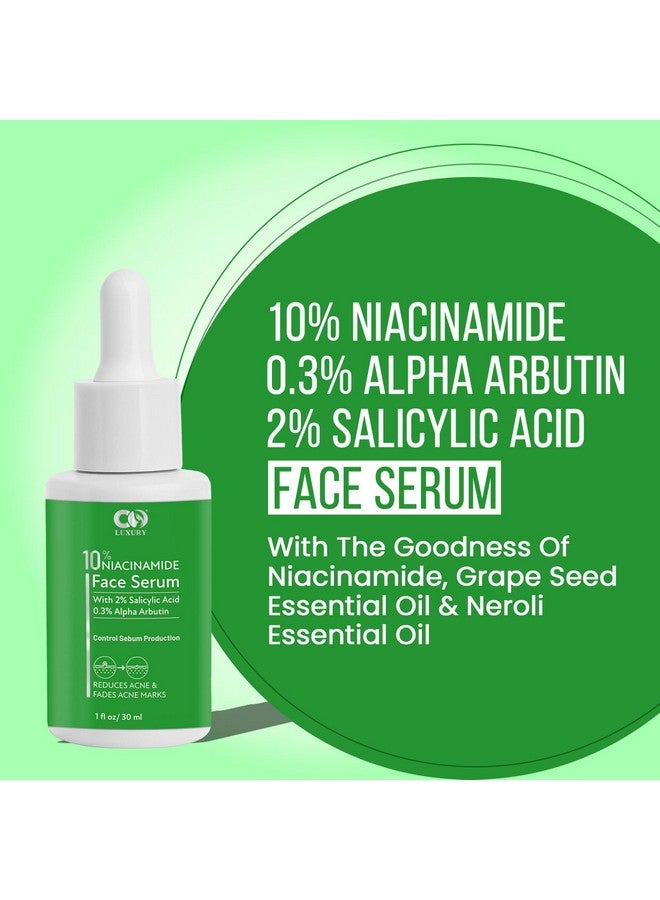 CO LUXURY 10% Niacinamide Face Serum for Glowing Skin - Reduces Acne Marks & Pores | For Oily & Acne-Prone Skin | 30ml | Pack of 1 - Image 3
