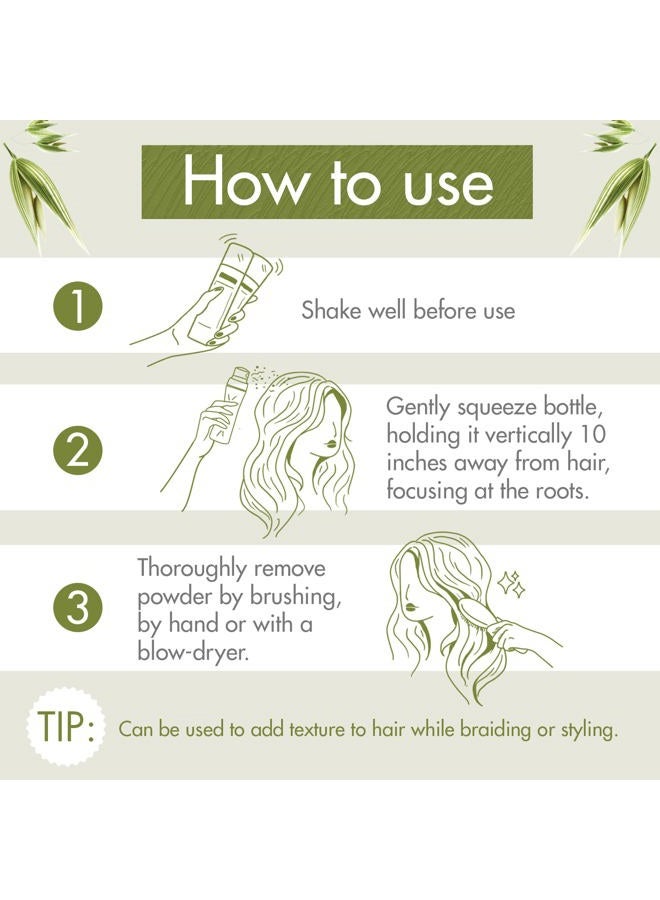 Klorane Dry Shampoo Powder With Oat Milk - Eco Friendly Non-Aerosol Formula - Gentle Formula Instantly Revives Hair - Paraben & Sulfate-Free - 1.7 Oz - Image 4