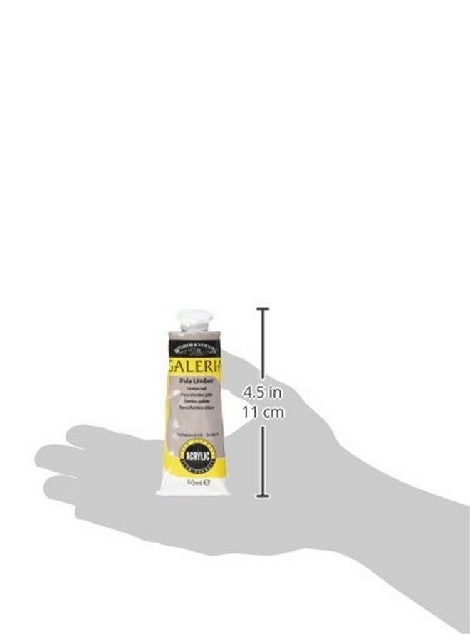 WINSOR & NEWTON Galeria Acrylic Colour - Tube Of 60 Ml - Pale Umber (438) - Highly Pigmented Lightfast Artists' Acrylic Paints For Canvas, Wood, Fabric & Paper - More Colours Available  - Image 2