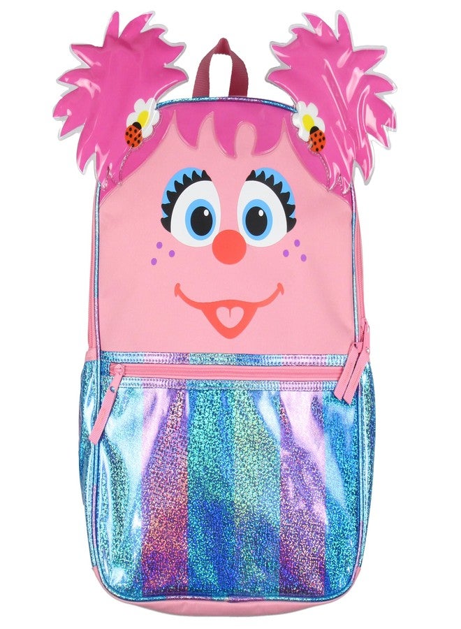INTIMO Sesame Street Abby Cadabby Girls Kids School Backpack 17" Cute Book Bag with Padded Adjustable Straps - Image 1