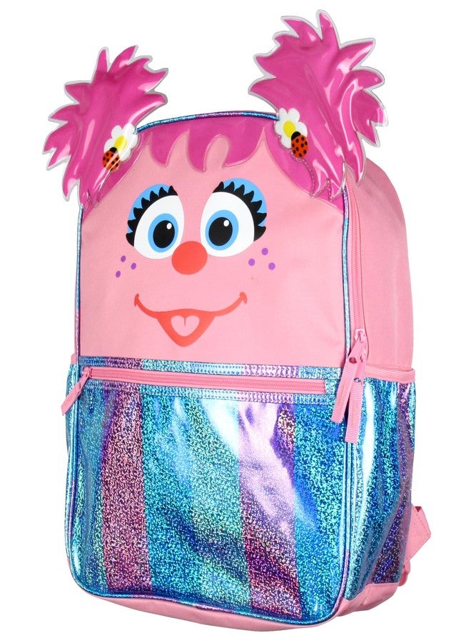 INTIMO Sesame Street Abby Cadabby Girls Kids School Backpack 17" Cute Book Bag with Padded Adjustable Straps - Image 2