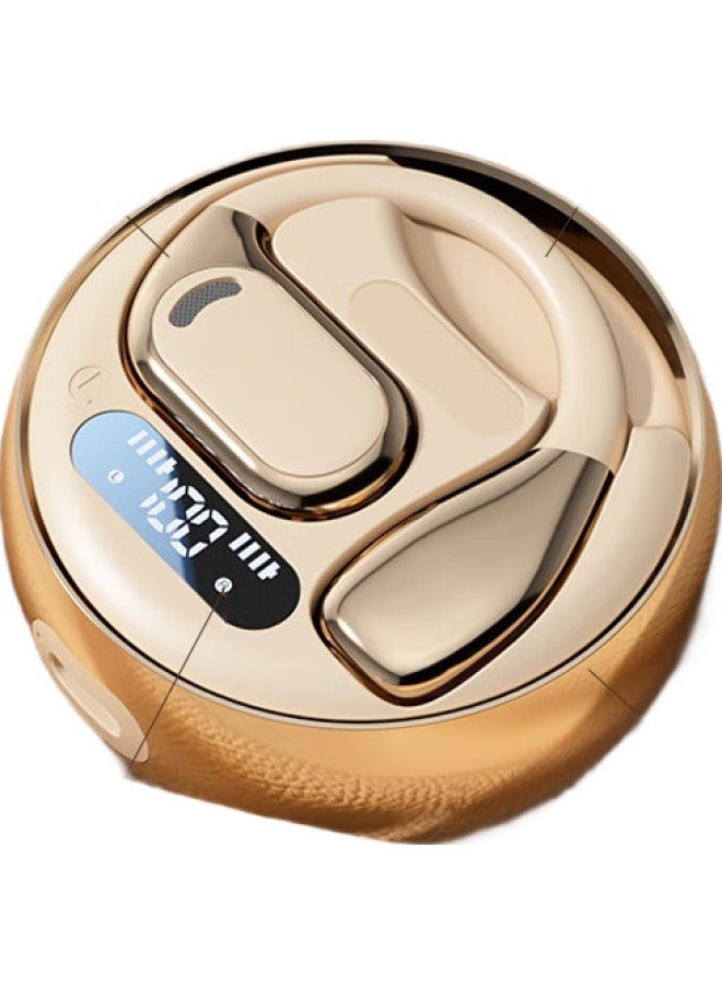 Bkayp Bluetooth Earphones, Over-Ear Wireless, Noise-Cancelling, Long Battery Life, High Sound Quality, Comfortable For Sports, Running, Cycling, Suitable For Vivo, Huawei, Oppo, Apple [Skin Color] - Image 1