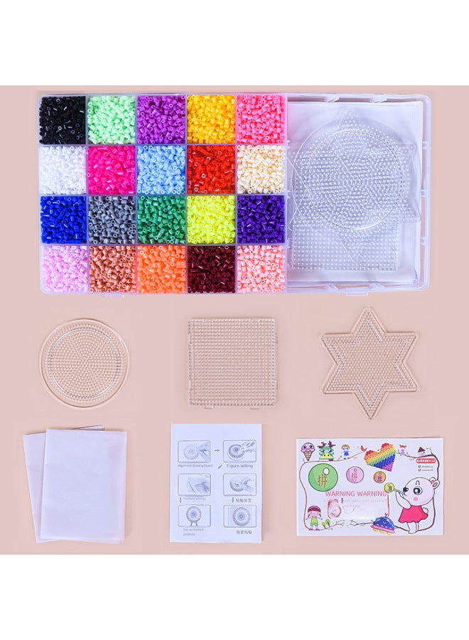 2.6mm Spell Bean Template 20 Color Set Children DIY Puzzle Toy Tube Beads Fusion Bean Hot Beads-Color:2.6mm Spell Bean 20 Color Set - Image 4