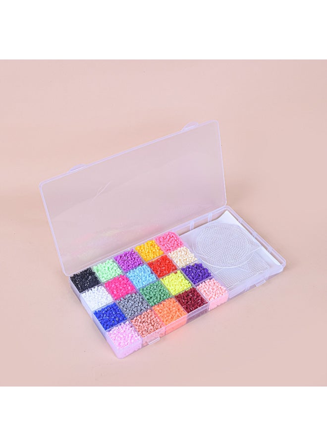 2.6mm Spell Bean Template 20 Color Set Children DIY Puzzle Toy Tube Beads Fusion Bean Hot Beads-Color:2.6mm Spell Bean 20 Color Set - Image 5