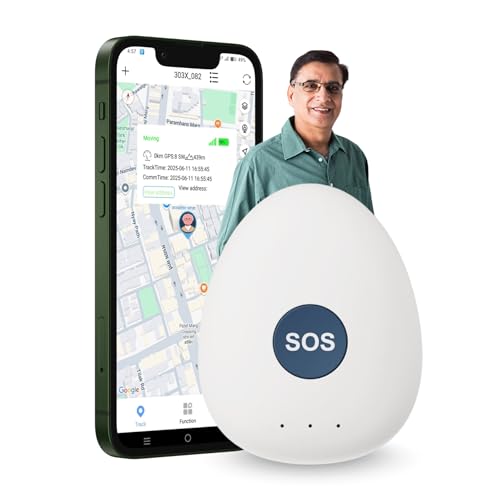 FETACA® 4G GPS SOS Alarm Personal Safety Device, Real Time Tracking, Fall Detection, Geo-Fence, Two-Way Call & Emergency Alert for Elderly, Kids, IPX7 Free 1-Month 4G Data SIM and App Subscription - Image 1