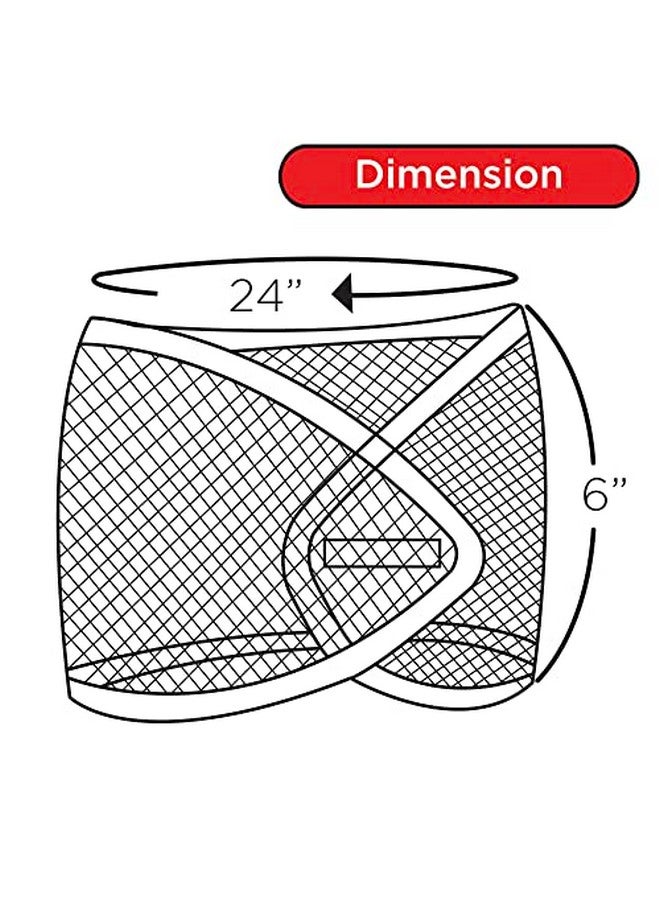 DONNA Argan Mesh Wrap 1pc Silk Wrap Hair Wrap Women's, Hook and Loop Fastener Mesh Wrap, 1PC Black Color - Image 3