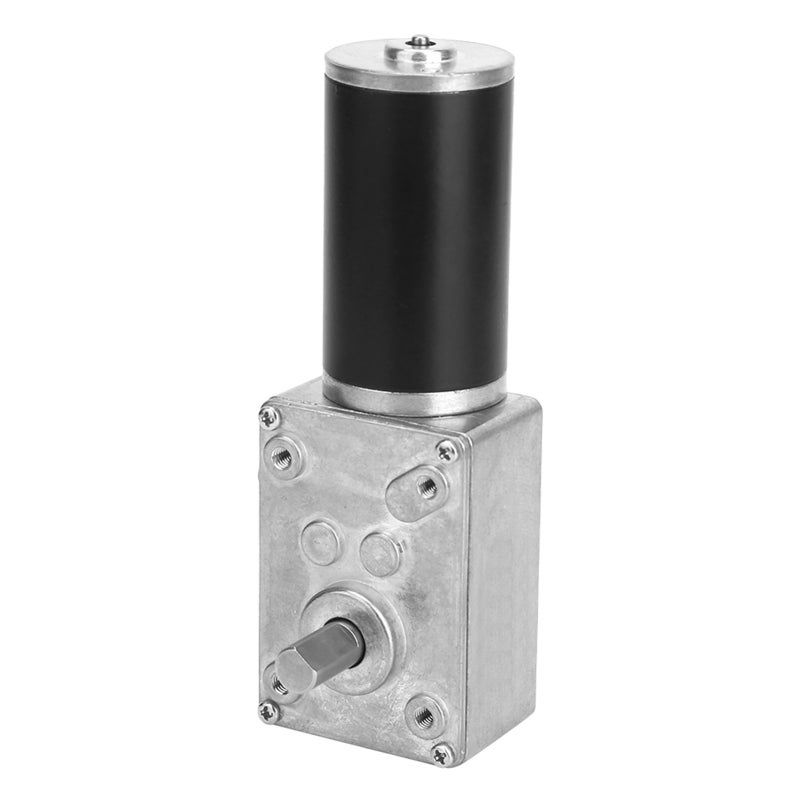 Reversible Worm Gear Motor: 31mm Copper Tube Motor - Durable All Metal Gears Low Noise Ball Bearing Design for Curtain Machines Advertising Equipment Window Openers Smart Devices - Image 2
