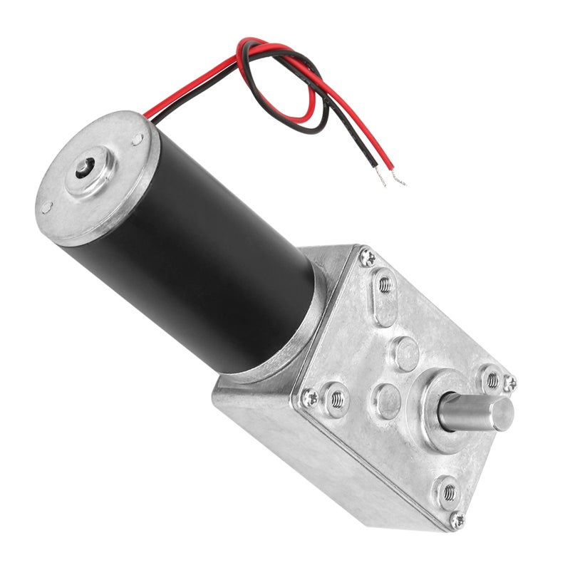 Reversible Worm Gear Motor: 31mm Copper Tube Motor - Durable All Metal Gears Low Noise Ball Bearing Design for Curtain Machines Advertising Equipment Window Openers Smart Devices - Image 1