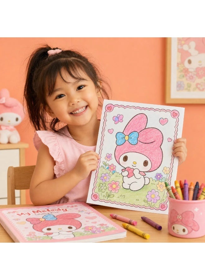 Hello Kitty Kids Coloring Book  20 Creative Coloring Pages Cinnamoroll  Hello Kitty Kuromi - Image 4
