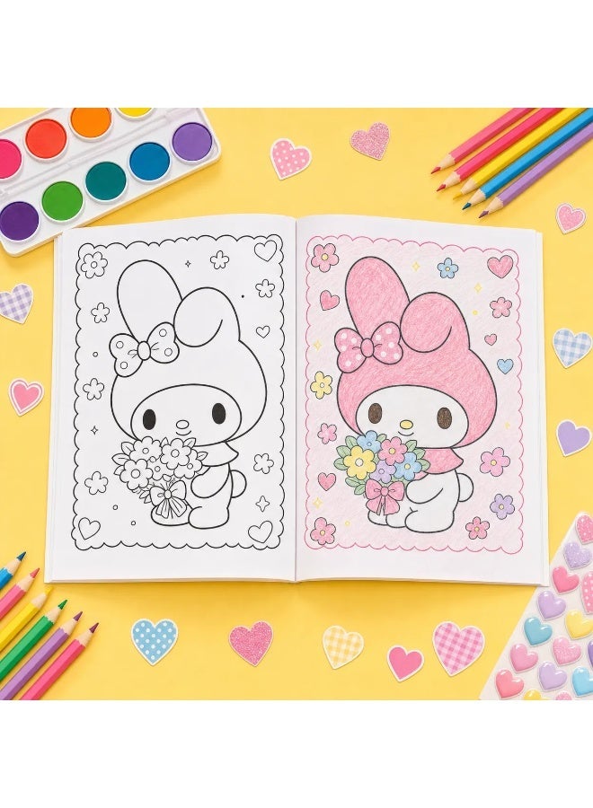 Hello Kitty Kids Coloring Book  20 Creative Coloring Pages Cinnamoroll  Hello Kitty Kuromi - Image 3